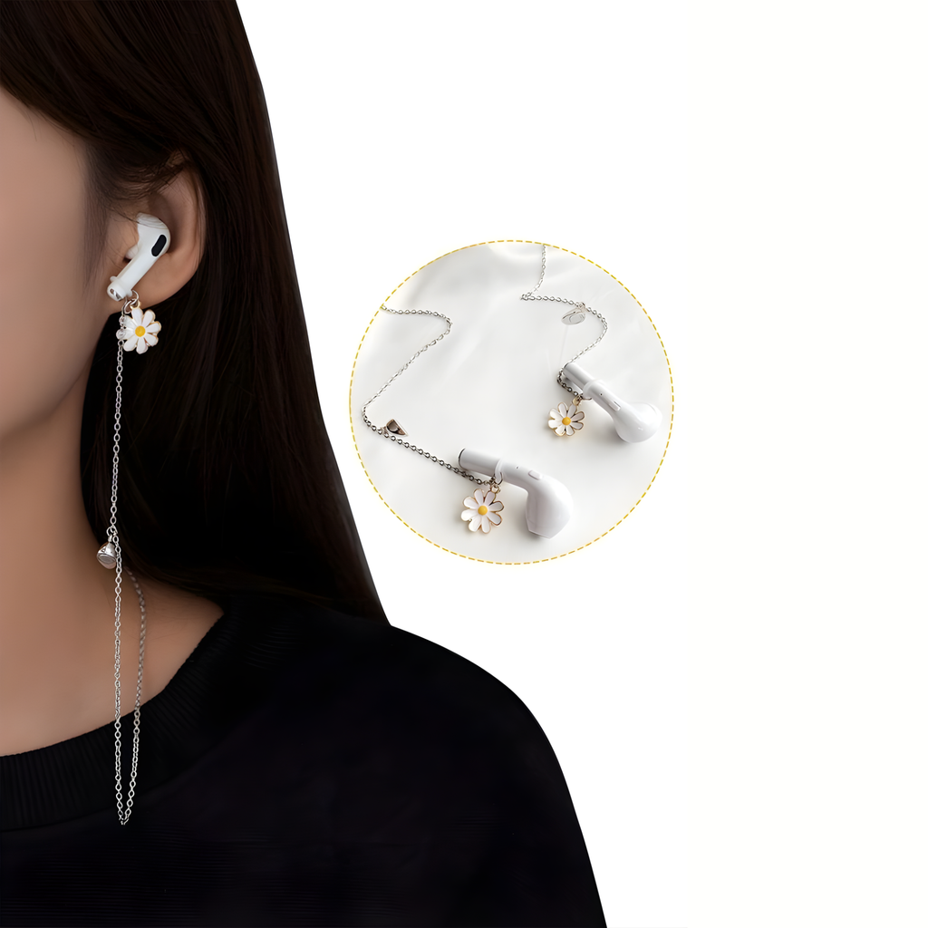 Daisy Charm AirPods Chain Necklace