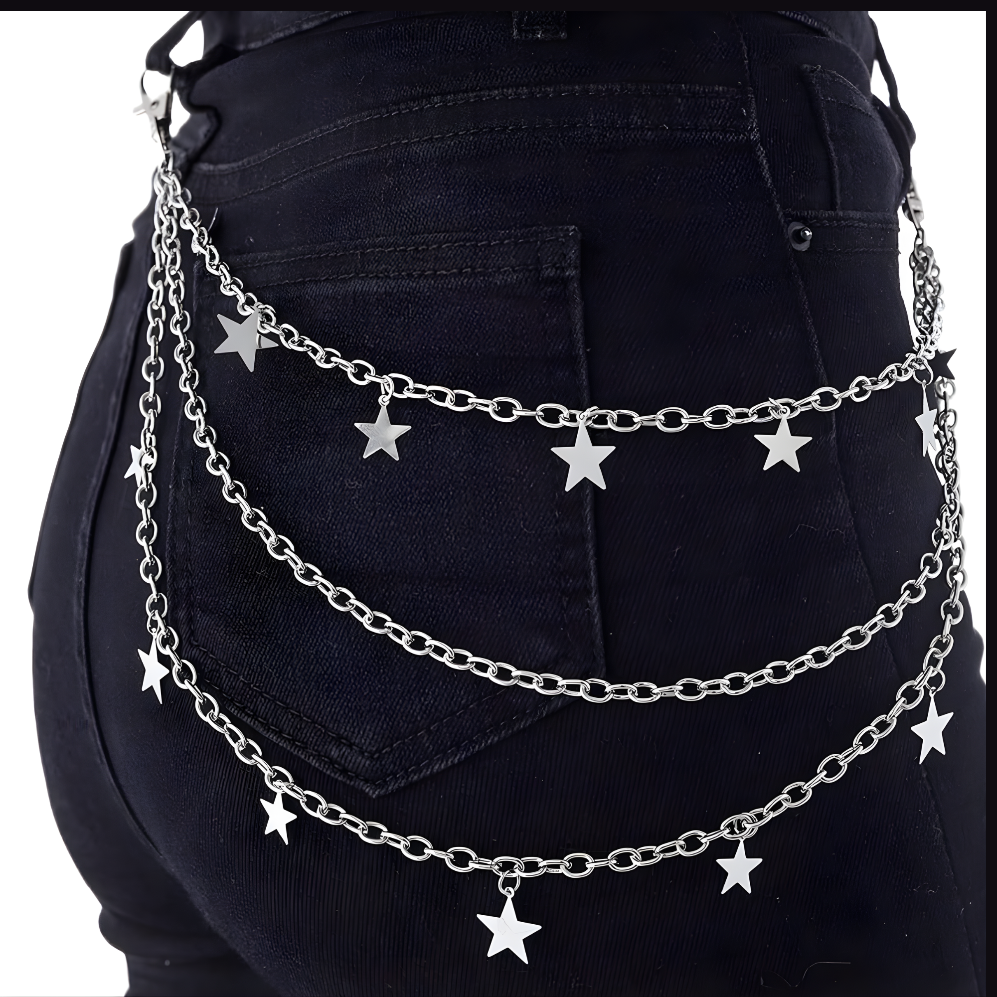 Star Layered Waist Chain