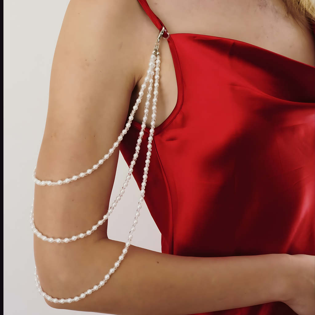 Pearl Shoulder Chain Arm Jewelry